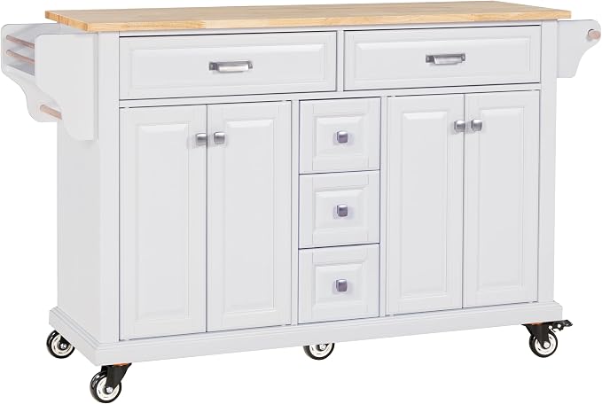 5 Drawers - White