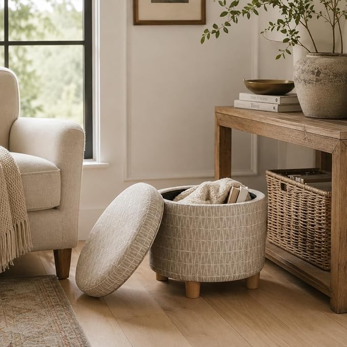 Tan Geometric Pattern