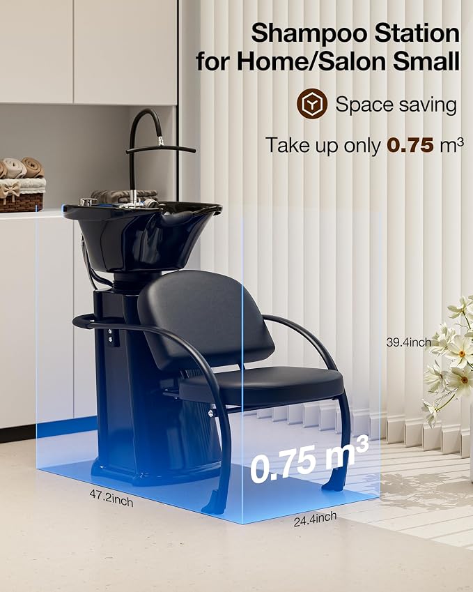 Black(Waterfall shower head)
