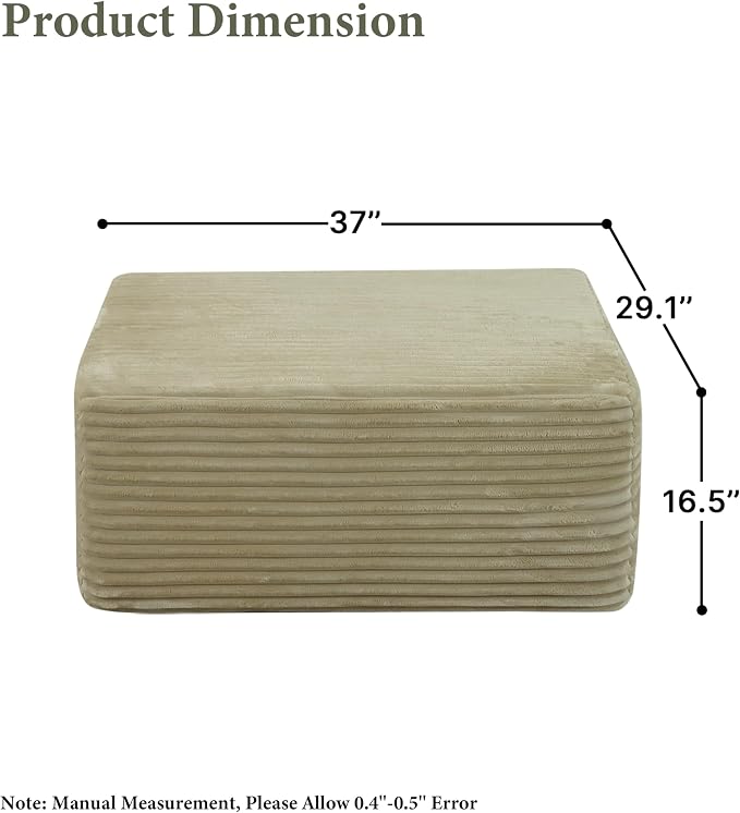 Beige Plush Corduroy