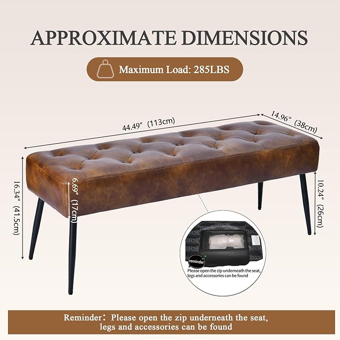 Yellowish Brown Leather