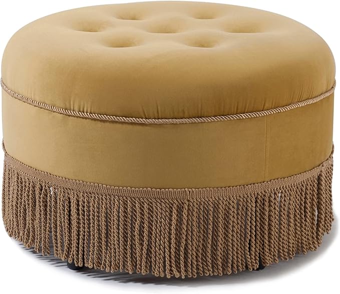 Gold Yellow Velvet With Gold Trim