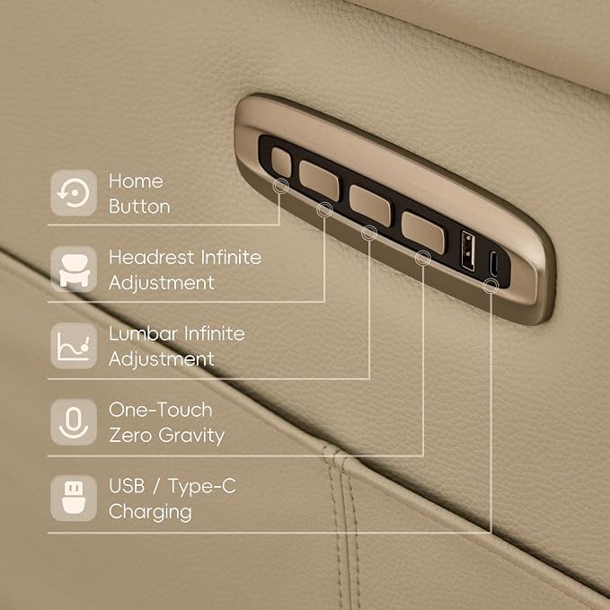 Genuine Leather Beige