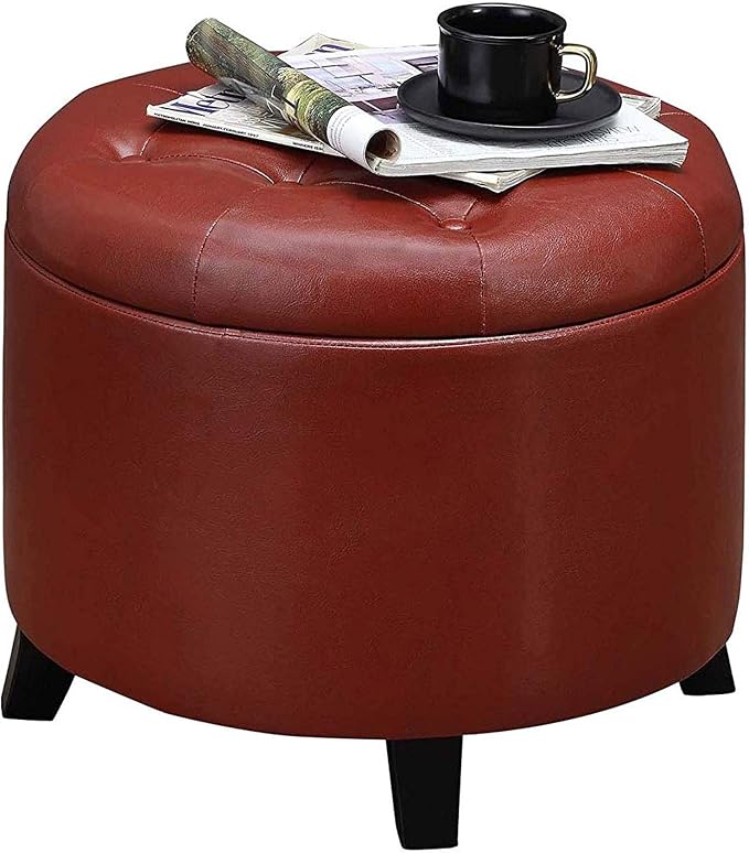 Burgundy Faux Leather
