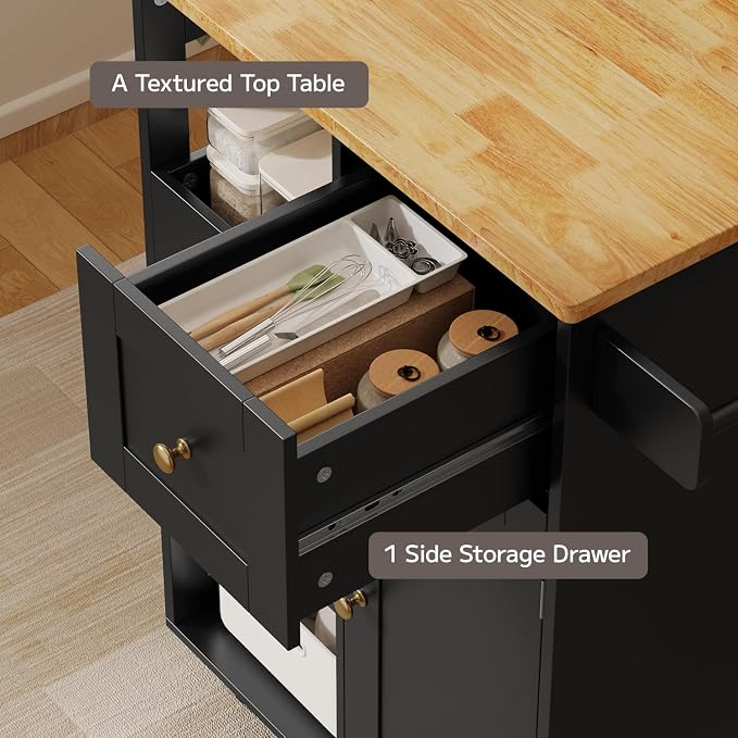 Black & Tabletop-oak Color