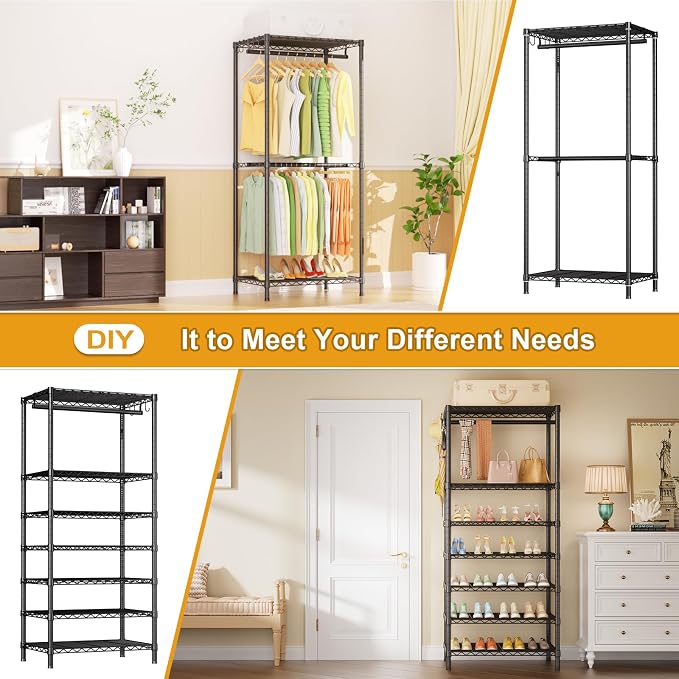 Black Rack with Grey Cover