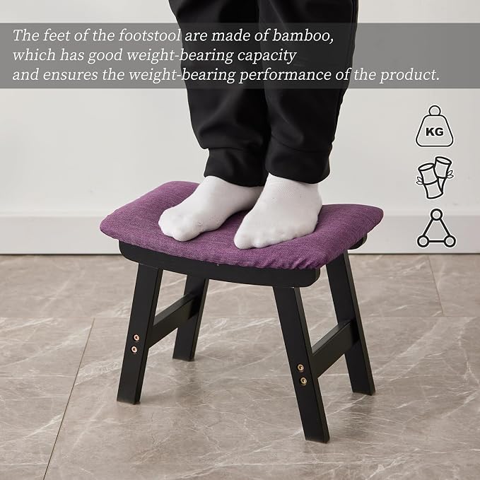 Black Stool Legs - Purple Surface