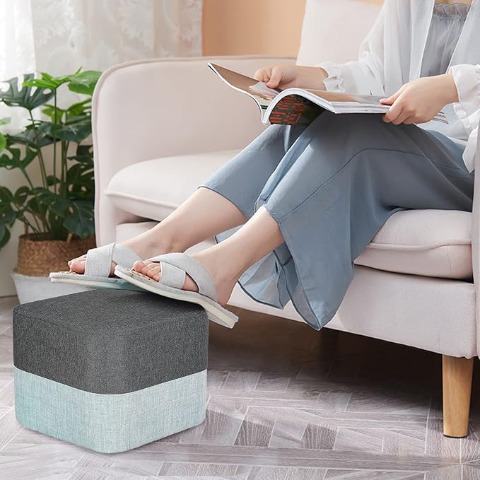 Linen Grey + Blue