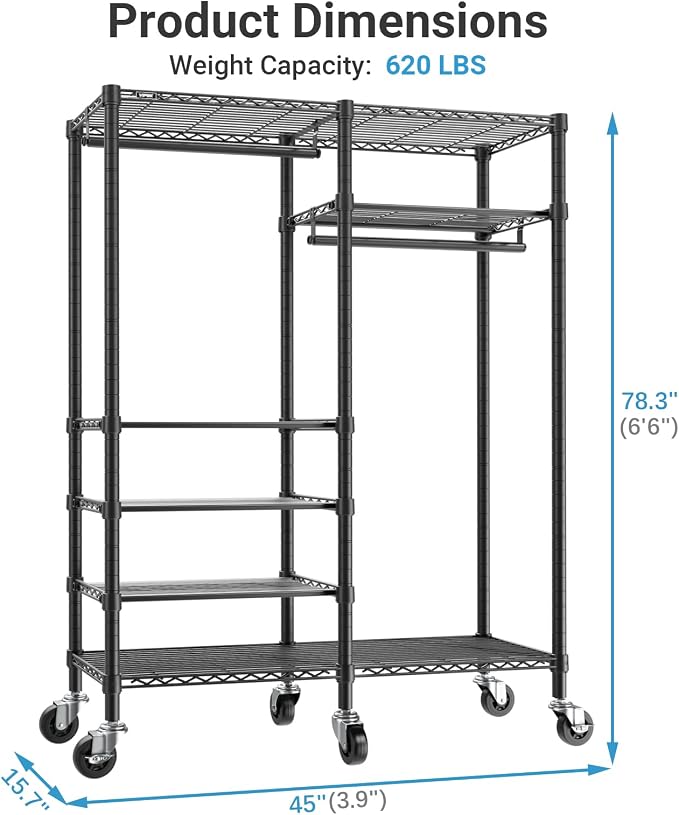 Black Rack with Black Cover