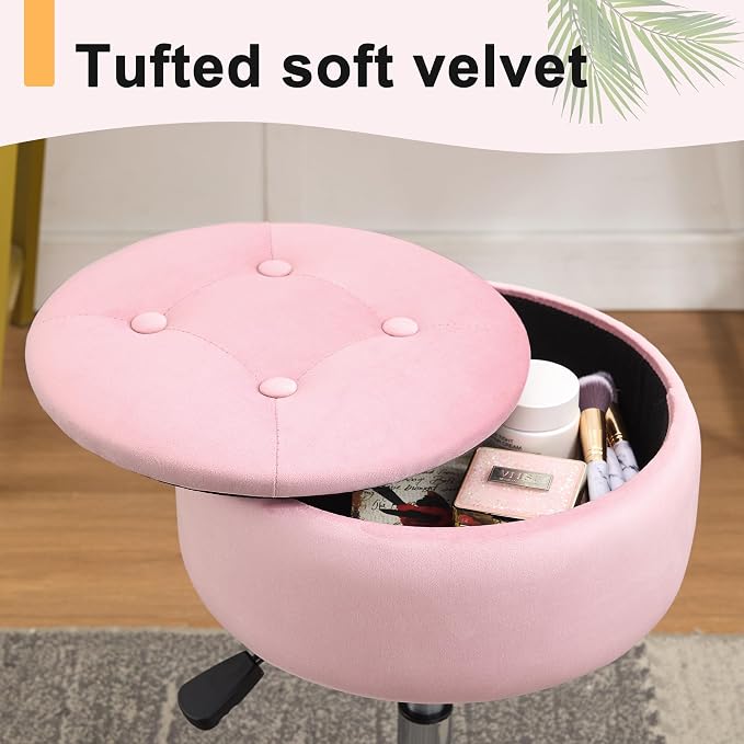 Light Pink With Chrome Base