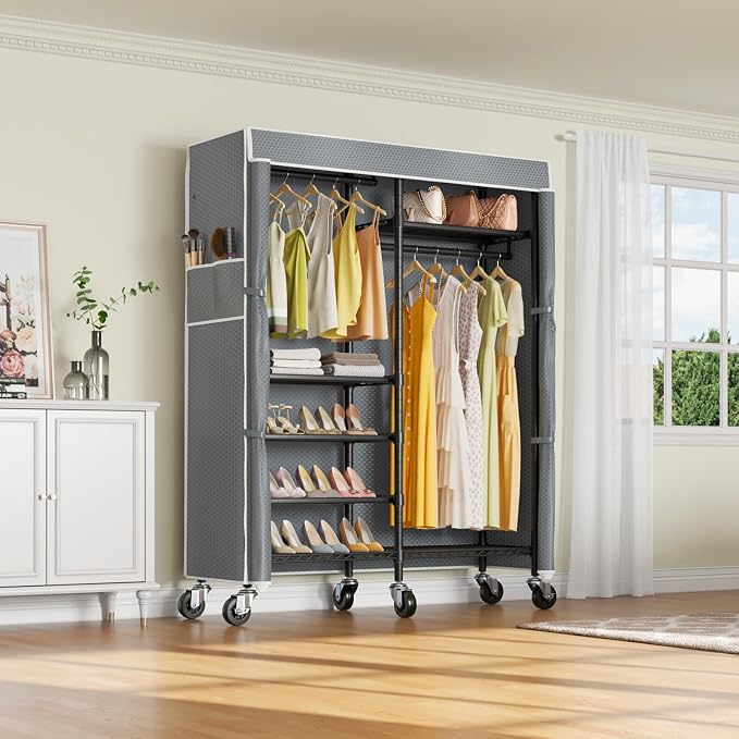 Black Rack with Grey Cover
