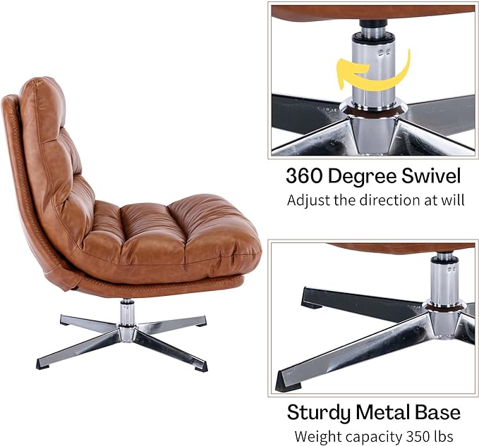 Brown Faux Leather