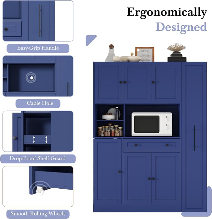 Blue + Mdf + Farmhouse