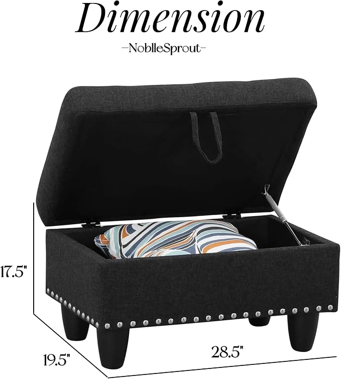 Charcoal Black-linen