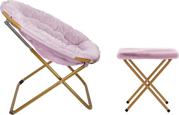Dusty Purple Fabric/Soft Gold Frame