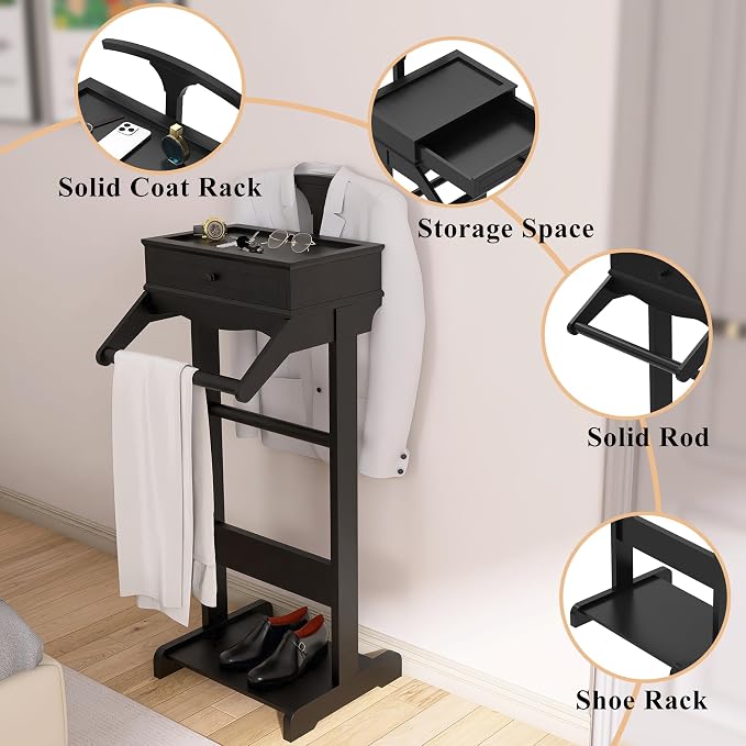 Black with Drawer