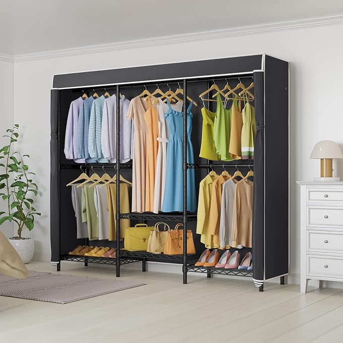 Black Rack with Black Cover