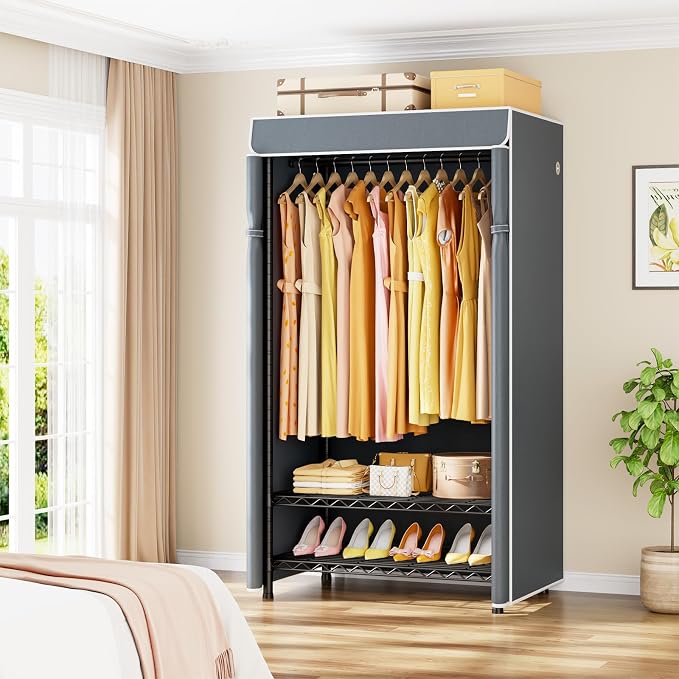 Black Rack with Gray Cover