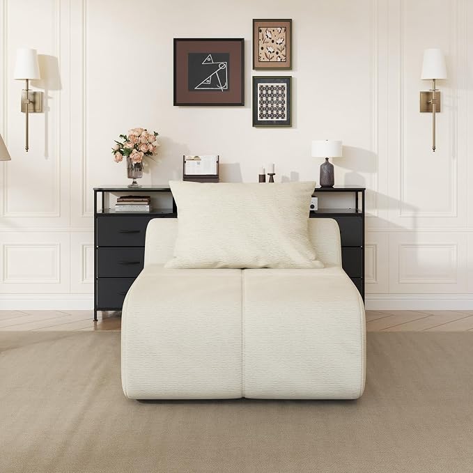 Chenille Corduroy - Cream White