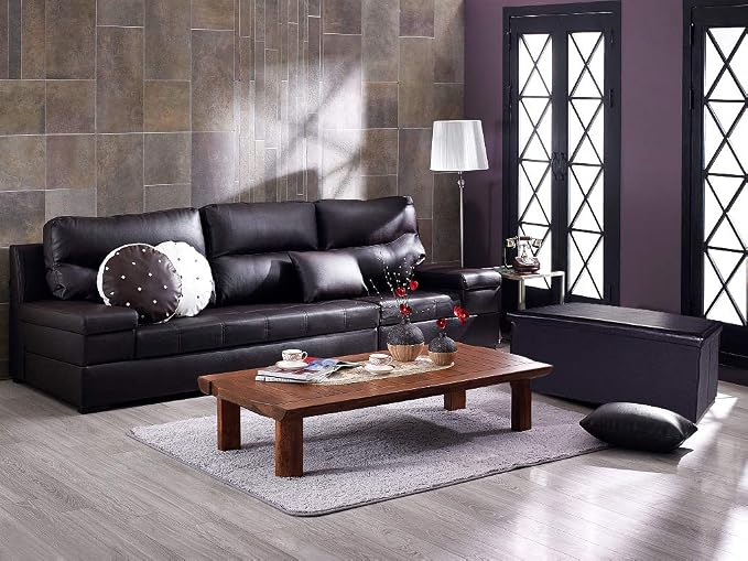Black Ottoman Bench a