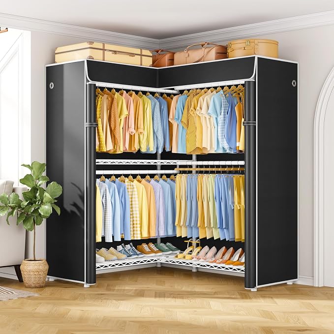 White Rack with Black Cover