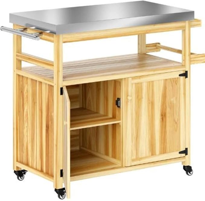 Natural Wood+two Tiers