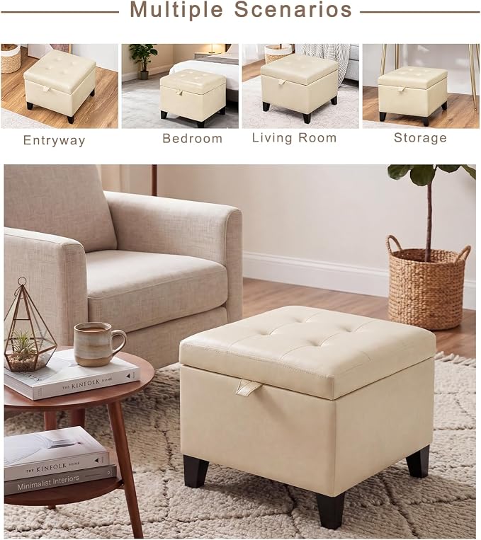 Style2 Faux Leather Beige