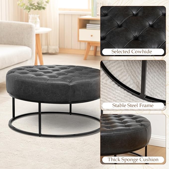 Vintage Black-round
