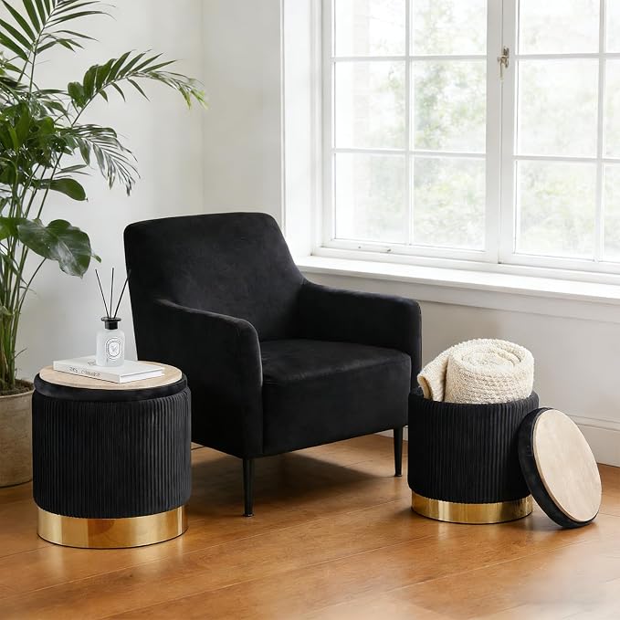 Black With Bottom Gold