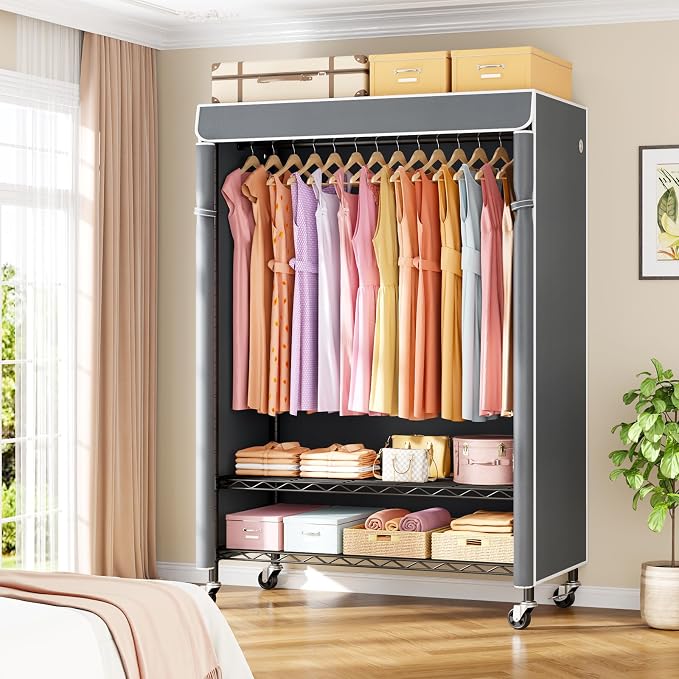 Black Rack with Gray Cover