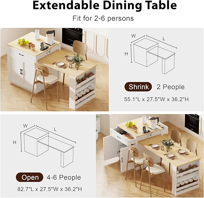White Oak + Natural Wood Grain Table + Mdf