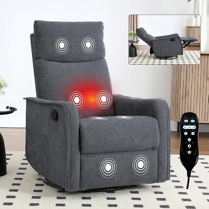 Grey + Metal & Wood + Fiber Foam and Polyester Fiber Pad