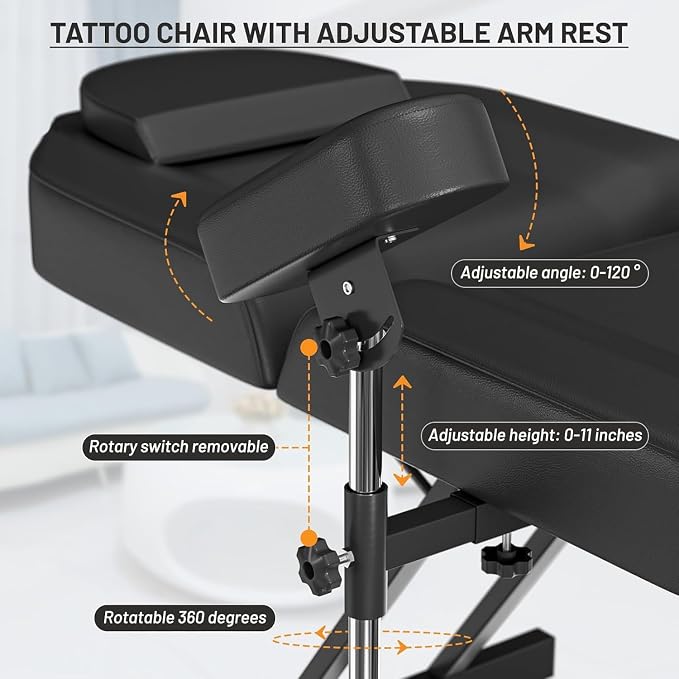 Black Tattoo Chair 67