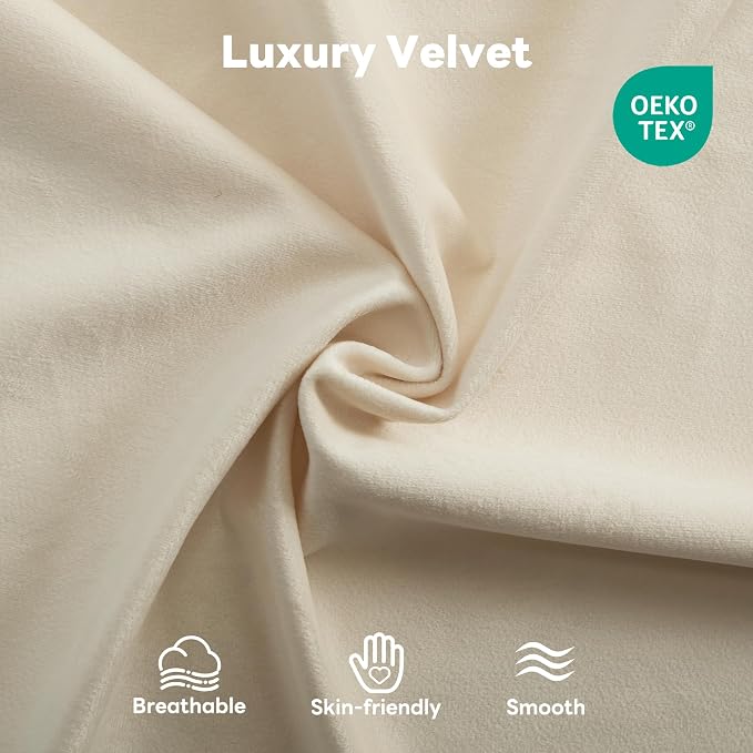 Beige-velvet