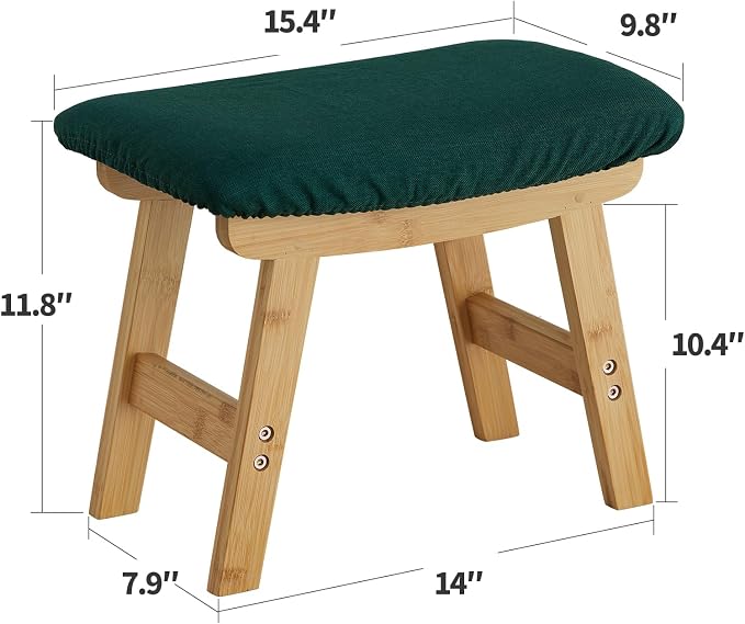 Natural Legs - Green Stool Surface
