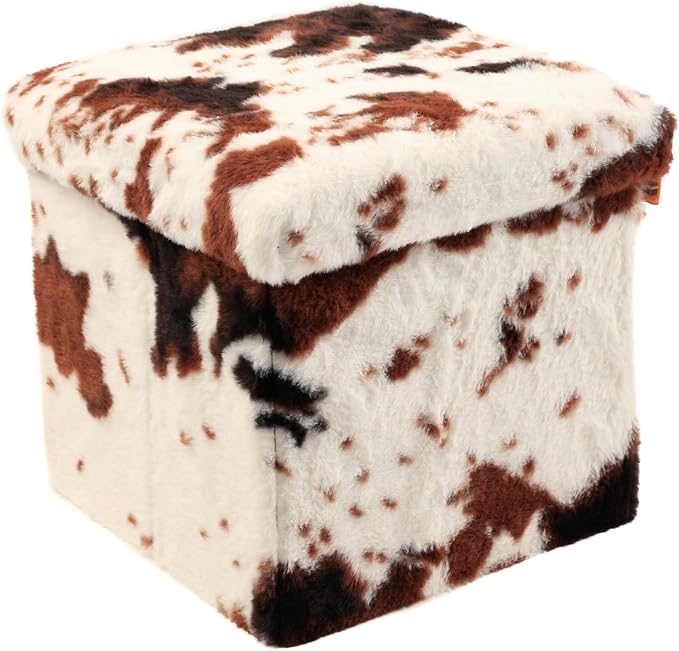 Cowhide Brown/White