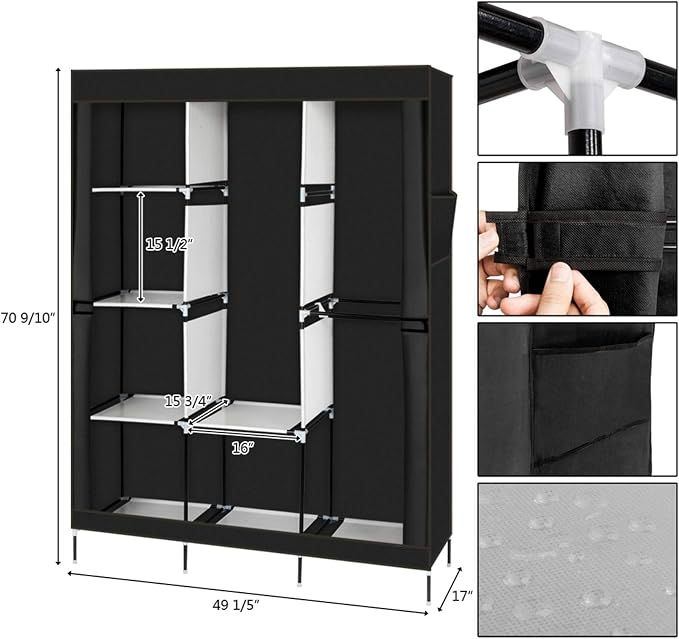125x43.18x180cm, Black-b