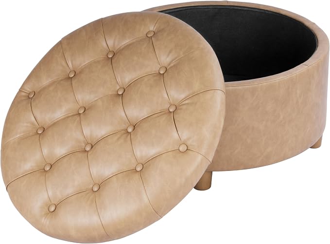 Light Camel Faux Leather