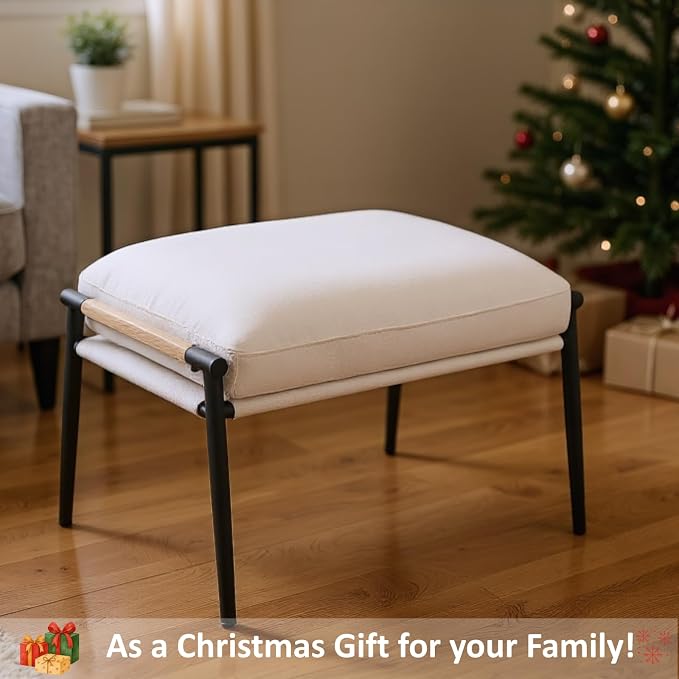 Beige Single Ottoman