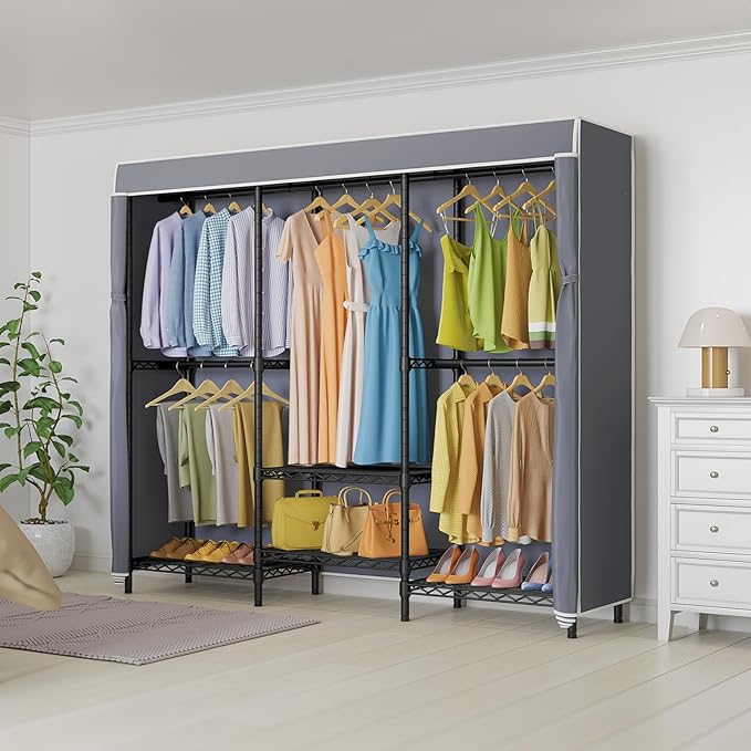 Black Rack with Grey Cover