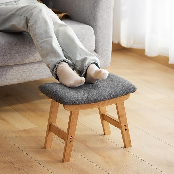 Natural Legs - Gray Stool Surface