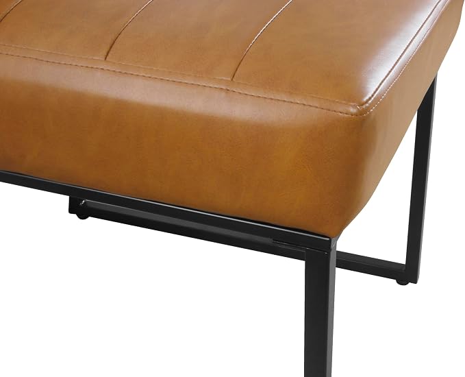 Caramel Brown Faux Leather
