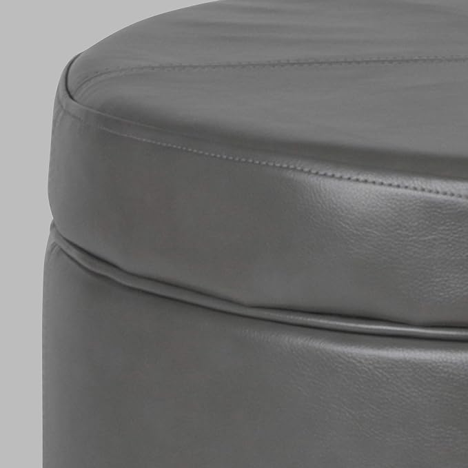 Gray Faux Leather