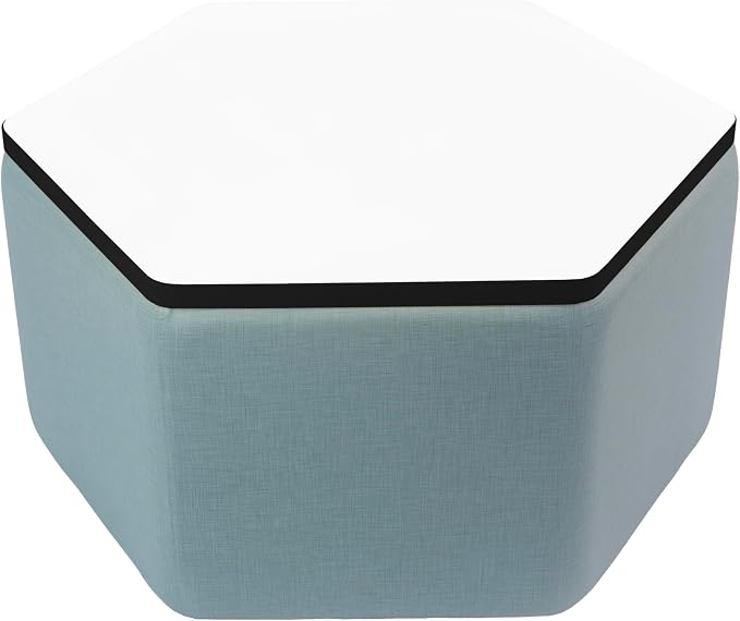 Sky Blue Crosshatch/Whiteboard