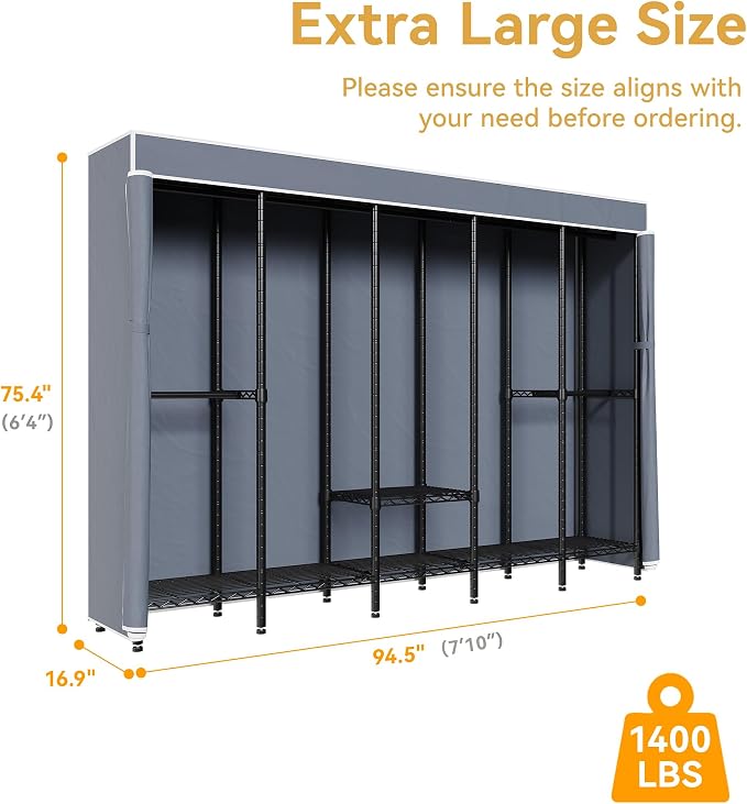 Black Rack with Grey Cover