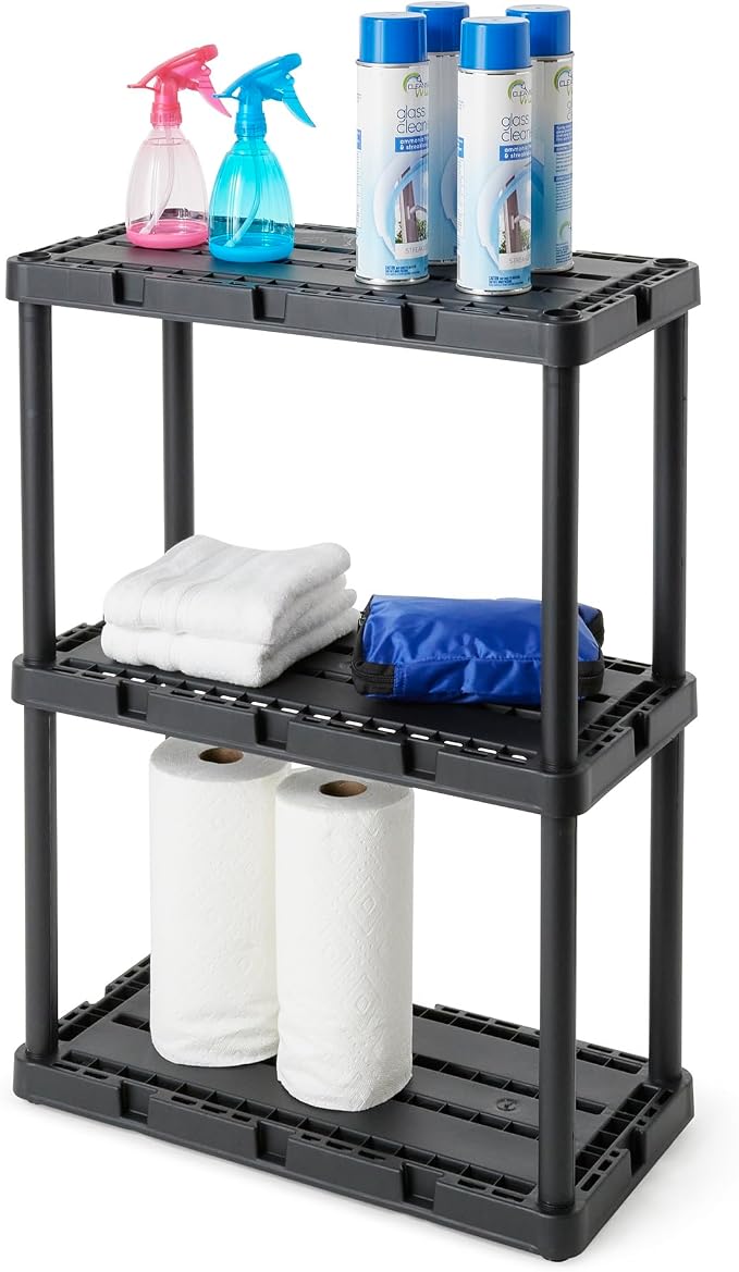 3 Shelf - Black