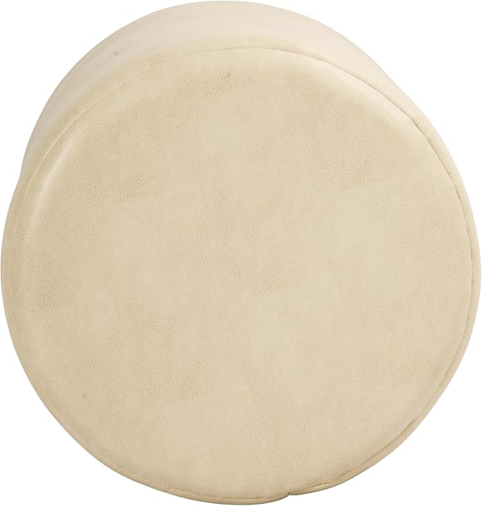 Cream Faux Leather
