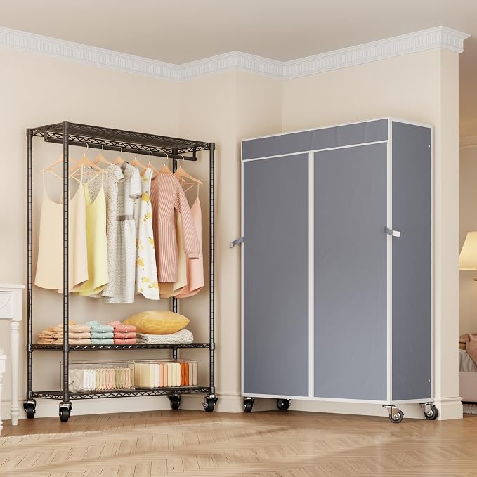 Black Rack with Grey Cover