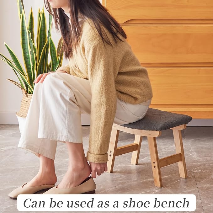 Natural Stool Legs - Gray Surface