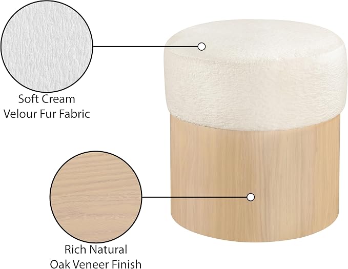 Cream / Natural Finish